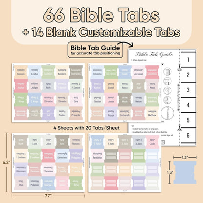 Tab & Verse – Morandi Solid Color Bible Tabs