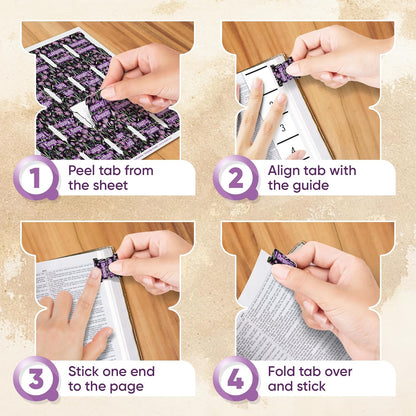 Tab & Verse – Purple Crocuses Flower Bible Tabs