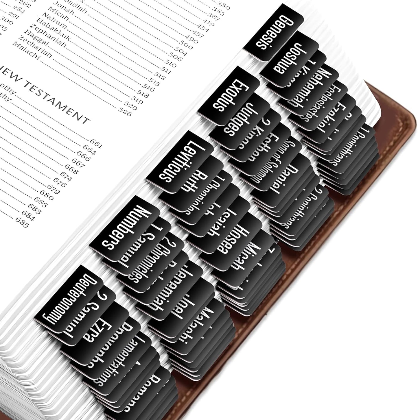 Tab & Verse – Black Solid Color Bible Tabs