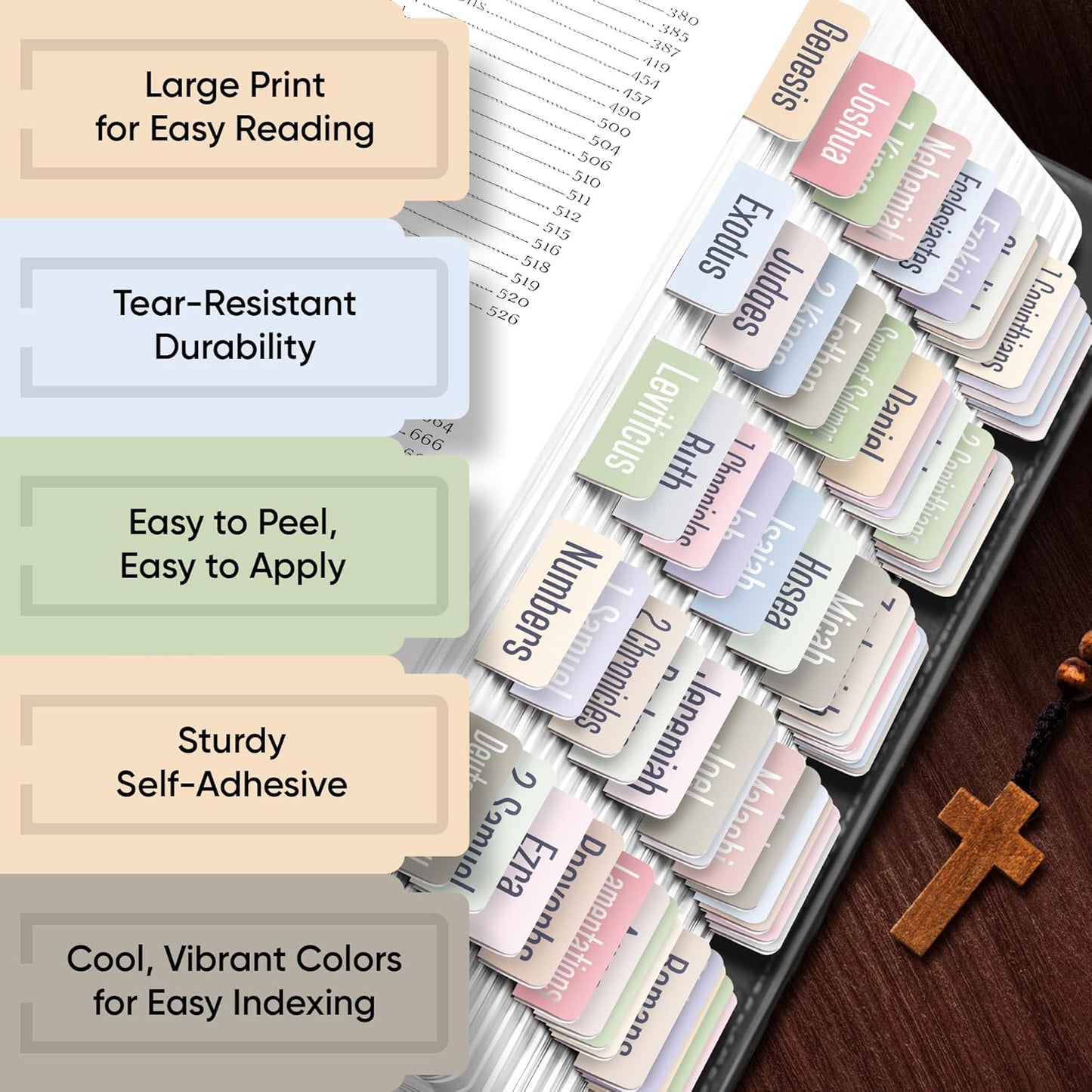 Tab & Verse – Morandi Solid Color Bible Tabs