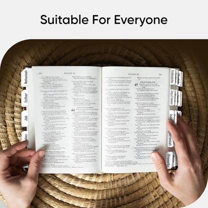 Tab & Verse – White Solid Color Bible Tabs