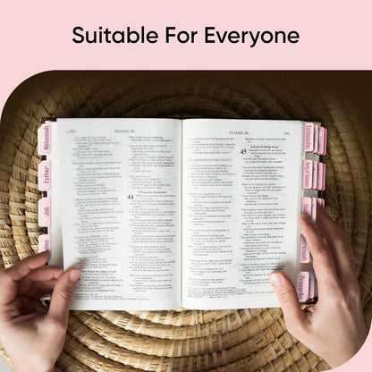 Tab & Verse – Purple & Pink Solid Color Bible Tabs