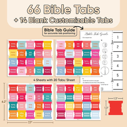 Tab & Verse – Spring Solid Color Bible Tabs