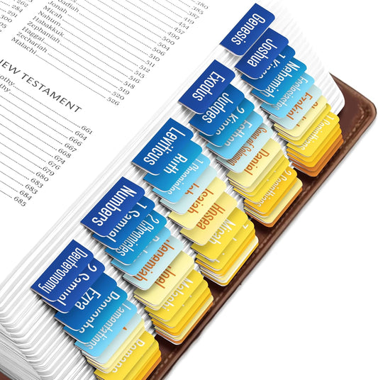 Tab & Verse – Sunrise Solid Color Bible Tabs