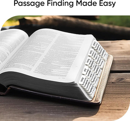 Tab & Verse – White Solid Color Bible Tabs