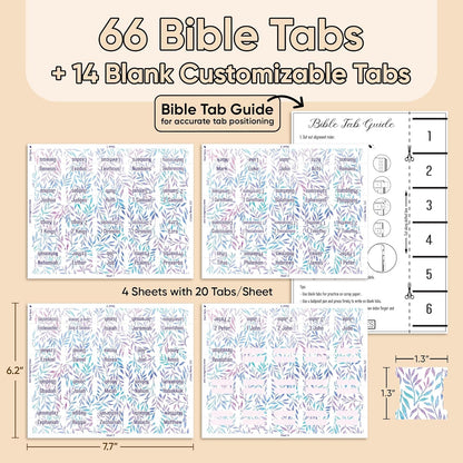 Tab & Verse – Tie-Dye Leaves Bible Tabs