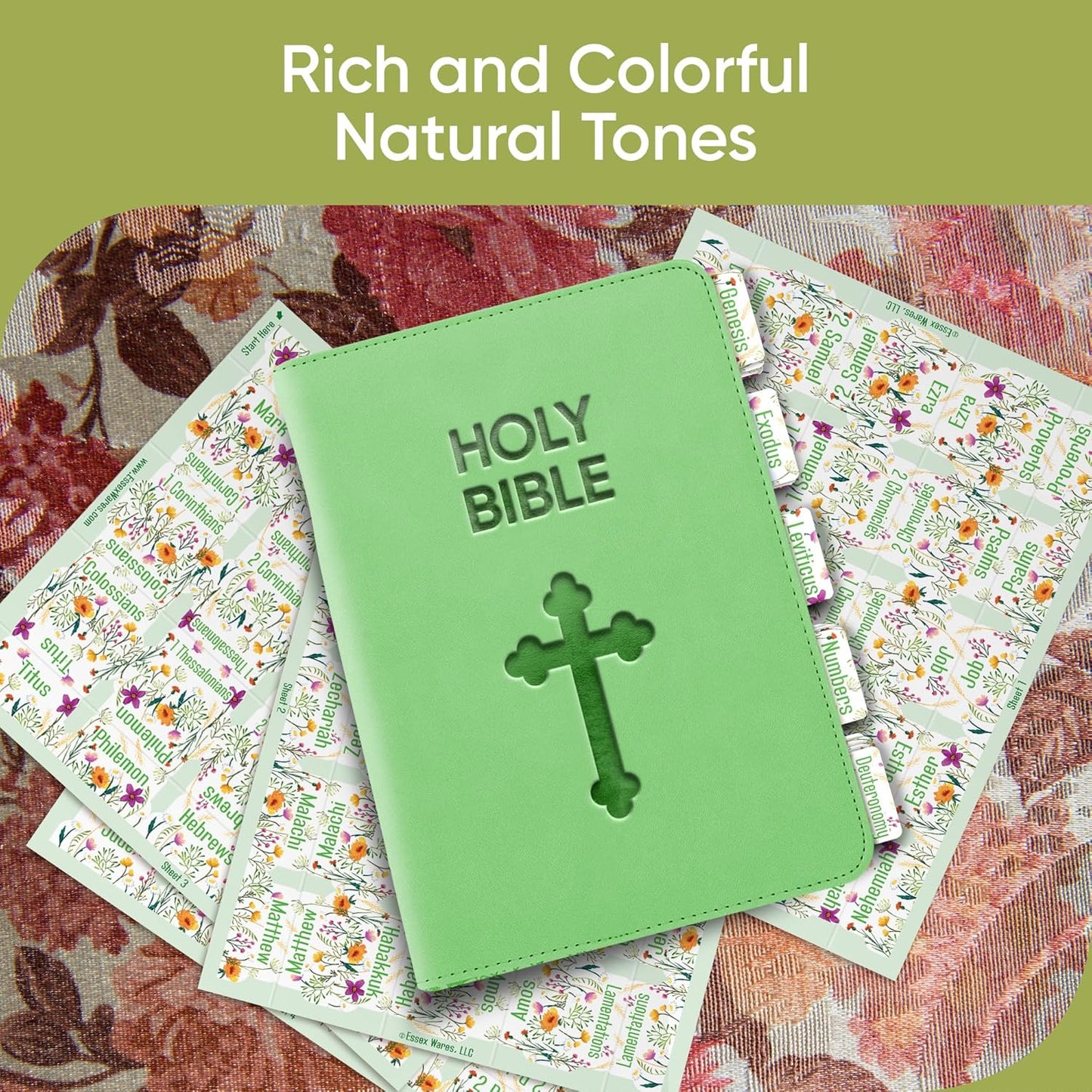 Tab & Verse – Vibrant Wildflowers Flower Bible Tabs