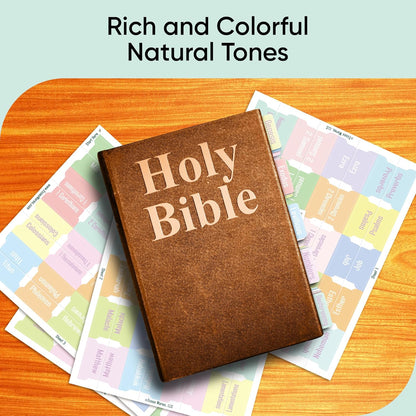 Tab & Verse – Pastels Solid Color Bible Tabs