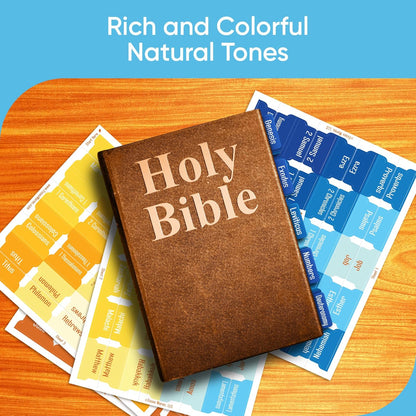 Tab & Verse – Sunrise Solid Color Bible Tabs