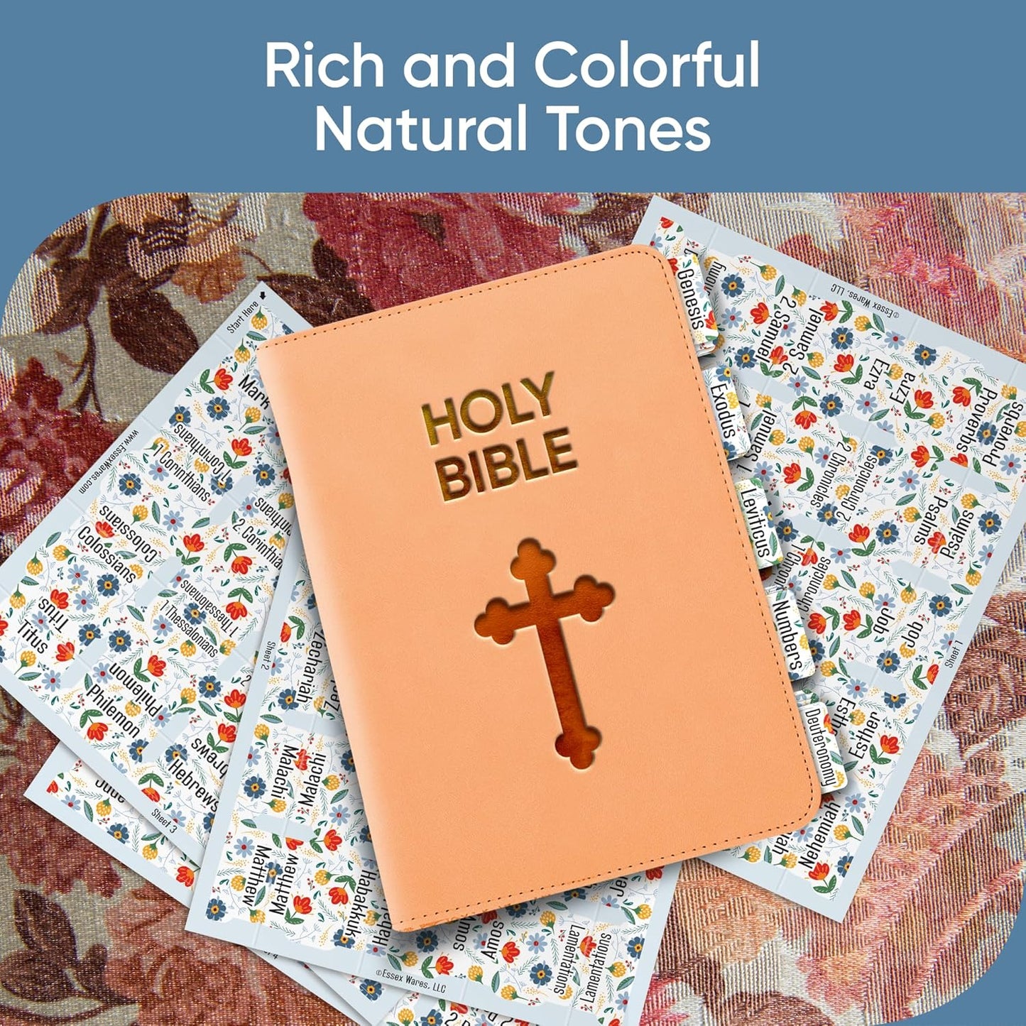 Tab & Verse – Bold Blooms Flower Bible Tabs