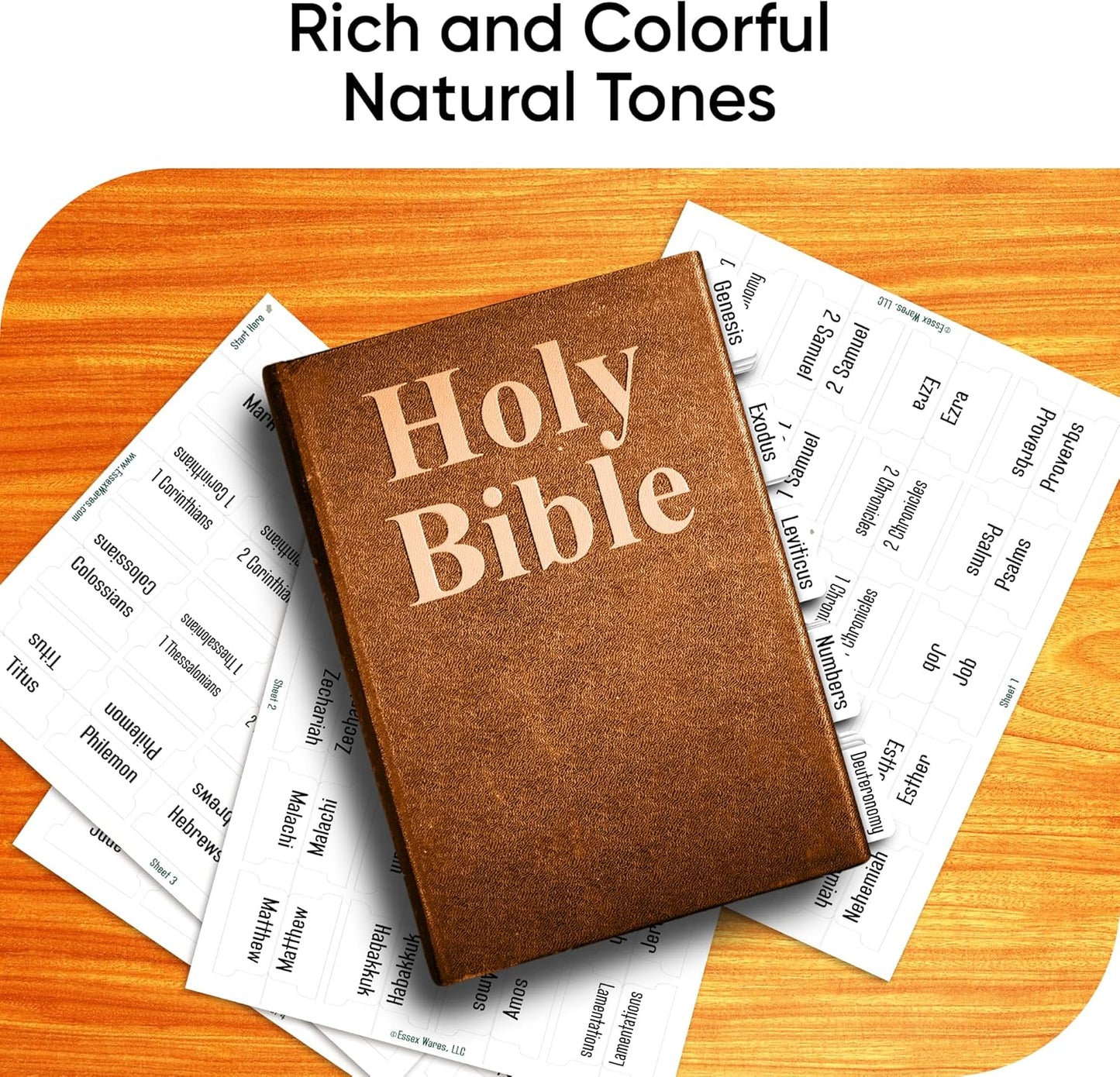 Tab & Verse – White Solid Color Bible Tabs