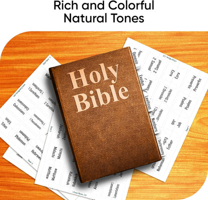 Tab & Verse – White Solid Color Bible Tabs