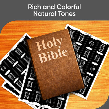 Tab & Verse – Black Solid Color Bible Tabs