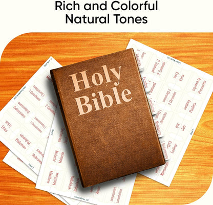 Tab & Verse – Ivory Solid Color Bible Tabs