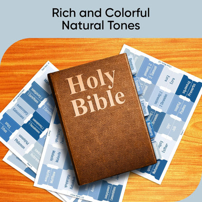 Tab & Verse – Blue Solid Color Bible Tabs