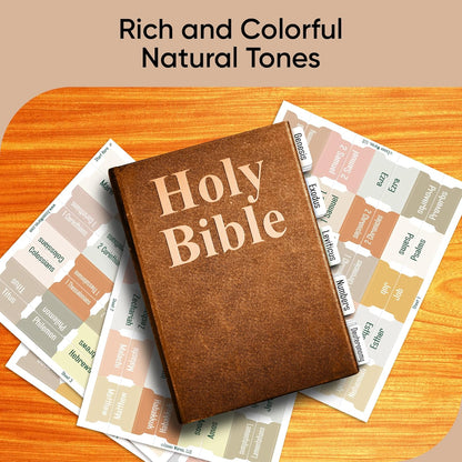 Tab & Verse – Boho Solid Color Bible Tabs