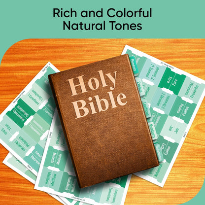 Tab & Verse – Jade Solid Color Bible Tabs