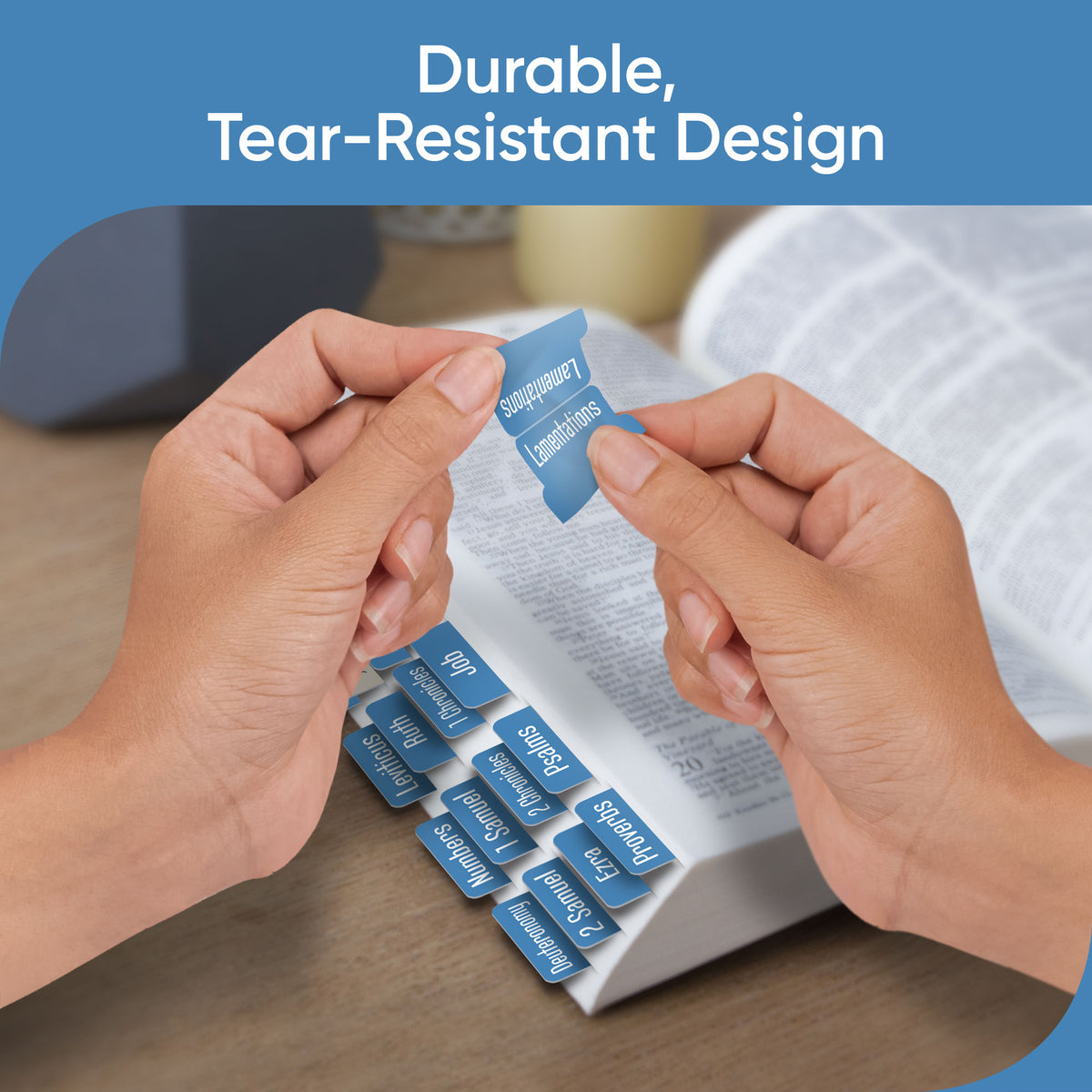 Tab & Verse –  Blue Steel Monochrome Bible Tabs