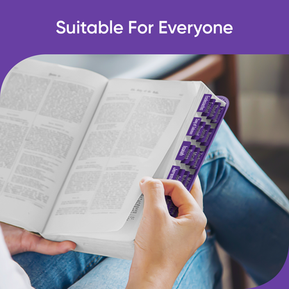 Tab & Verse – Indigo Monochrome Bible Tabs