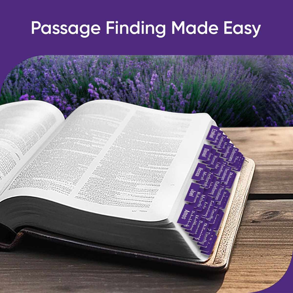 Tab & Verse – Indigo Monochrome Bible Tabs