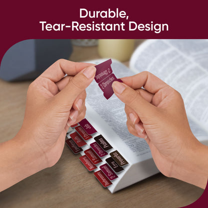 Tab & Verse – Black Cherry Pink Bible Tabs